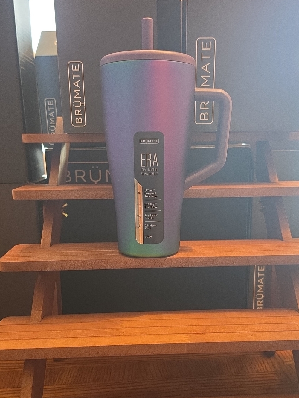 ERA 30oz Insulated Travel Mug - Iridescent Purple Gradient